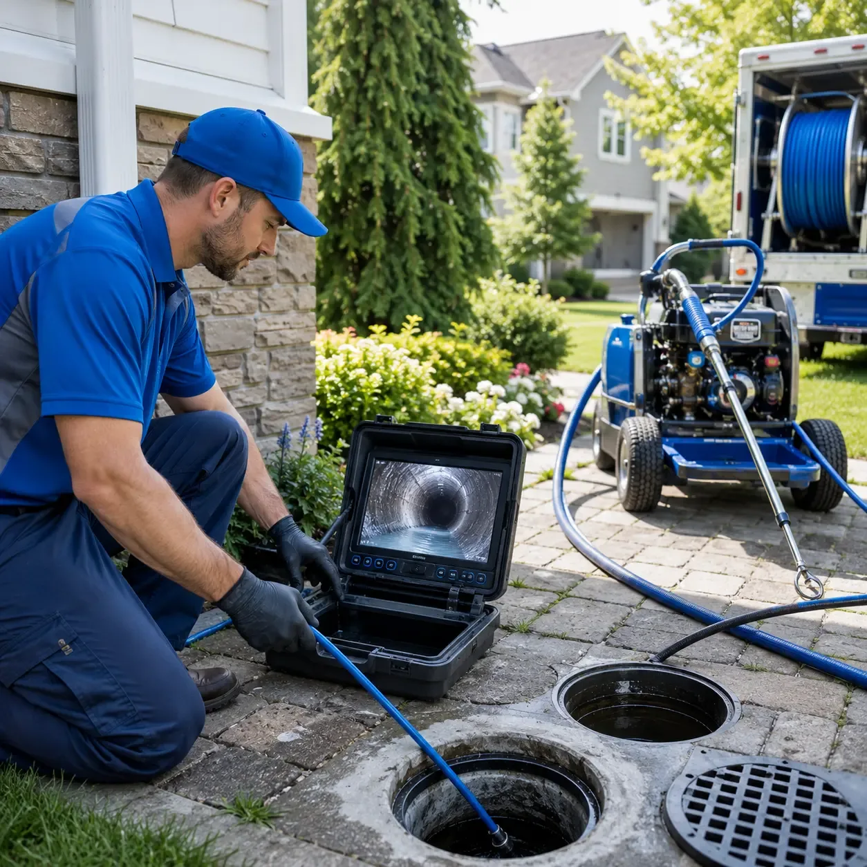 Outdoor drain cleaning professionals serving Beccaria, PA
